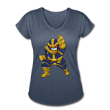 Character #42 Women's Tri-Blend V-Neck T-Shirt - navy heather