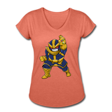 Character #42 Women's Tri-Blend V-Neck T-Shirt - heather bronze