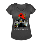 Character #43 Women's Tri-Blend V-Neck T-Shirt - deep heather