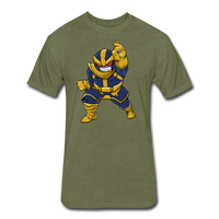 Character #42 Fitted Cotton/Poly T-Shirt by Next Level - heather military green