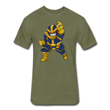 Character #42 Fitted Cotton/Poly T-Shirt by Next Level - heather military green