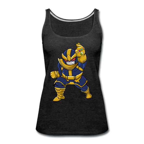 Character #42 Women’s Premium Tank Top - charcoal gray