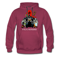 Character #43 Men’s Premium Hoodie - burgundy