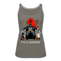 Character #43 Women’s Premium Tank Top - asphalt gray