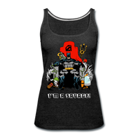 Character #43 Women’s Premium Tank Top - charcoal gray