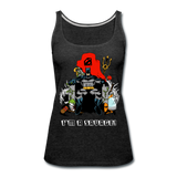 Character #43 Women’s Premium Tank Top - charcoal gray