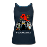 Character #43 Women’s Premium Tank Top - deep navy