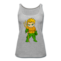 Character #44 Women’s Premium Tank Top - heather gray