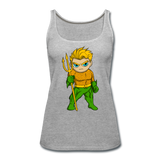 Character #44 Women’s Premium Tank Top - heather gray