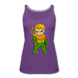 Character #44 Women’s Premium Tank Top - purple