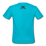 Character #44 Men’s Moisture Wicking Performance T-Shirt - turquoise