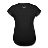 Character #44 Women's Tri-Blend V-Neck T-Shirt - black
