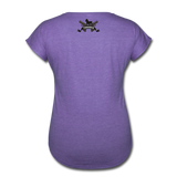 Character #44 Women's Tri-Blend V-Neck T-Shirt - purple heather