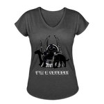 Character #46 Women's Tri-Blend V-Neck T-Shirt - deep heather