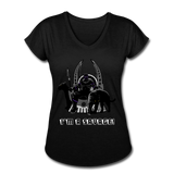 Character #46 Women's Tri-Blend V-Neck T-Shirt - black