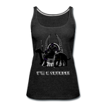 Character #46 Women’s Premium Tank Top - charcoal gray