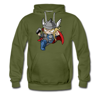 Character #47 Men’s Premium Hoodie - olive green