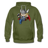 Character #47 Men’s Premium Hoodie - olive green