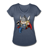 Character #47 Women's Tri-Blend V-Neck T-Shirt - navy heather