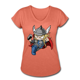 Character #47 Women's Tri-Blend V-Neck T-Shirt - heather bronze