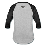 Character #47 Baseball T-Shirt - heather gray/black