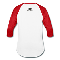 Character #47 Baseball T-Shirt - white/red