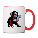 Character #49 Contrast Coffee Mug - white/red