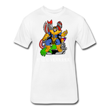 Character #50 Fitted Cotton/Poly T-Shirt by Next Level - white