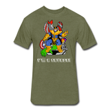 Character #50 Fitted Cotton/Poly T-Shirt by Next Level - heather military green