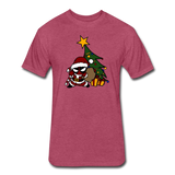 Character #52 Fitted Cotton/Poly T-Shirt by Next Level - heather burgundy