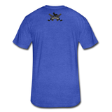 Character #52 Fitted Cotton/Poly T-Shirt by Next Level - heather royal