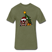 Character #52 Fitted Cotton/Poly T-Shirt by Next Level - heather military green