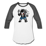 Character #51 Baseball T-Shirt - white/charcoal