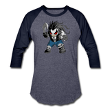 Character #51 Baseball T-Shirt - heather blue/navy