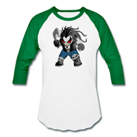 Character #51 Baseball T-Shirt - white/kelly green