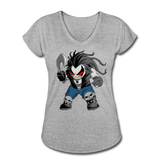 Character #51 Women's Tri-Blend V-Neck T-Shirt - heather gray