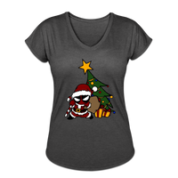 Character #52 Women's Tri-Blend V-Neck T-Shirt - deep heather