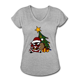 Character #52 Women's Tri-Blend V-Neck T-Shirt - heather gray