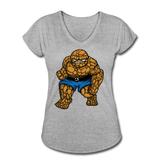 Character #54 Women's Tri-Blend V-Neck T-Shirt - heather gray