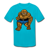 Character #54 Kids' Moisture Wicking Performance T-Shirt - turquoise