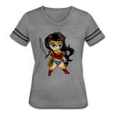 Character #55 Women’s Vintage Sport T-Shirt - heather gray/charcoal