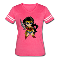 Character #55 Women’s Vintage Sport T-Shirt - vintage pink/white