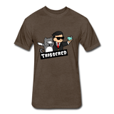 Triggered Diamond Hands  Fitted Cotton/Poly T-Shirt by Next Level - heather espresso