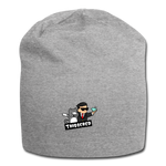 Triggered Diamond Hands Jersey Beanie - heather gray