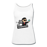 Triggered Diamond Hands Women’s Premium Tank Top - white