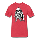 Character #56 Fitted Cotton/Poly T-Shirt by Next Level - heather red