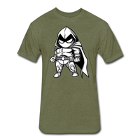 Character #56 Fitted Cotton/Poly T-Shirt by Next Level - heather military green