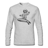 Character #57 Men's Long Sleeve T-Shirt by Next Level - heather gray