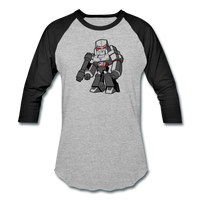 Character #58 Baseball T-Shirt - heather gray/black