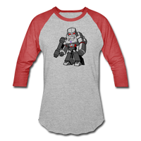 Character #58 Baseball T-Shirt - heather gray/red